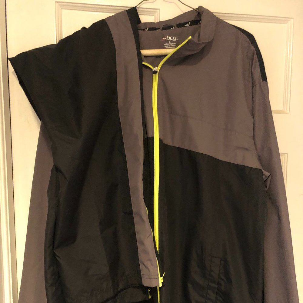 Mens Grey  lightweight running/windbreaker with pants